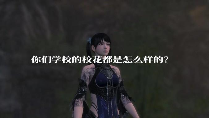 你们学校的校花都是怎么样的？