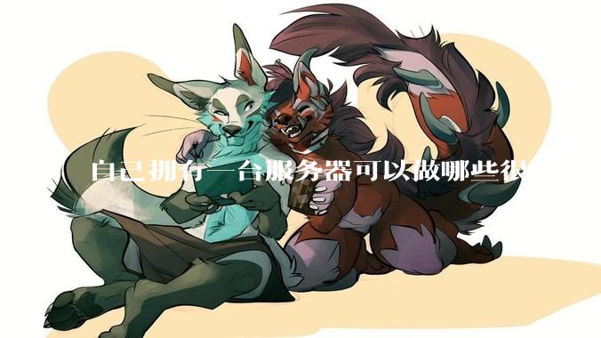 自己拥有一台服务器可以做哪些很酷的事情？