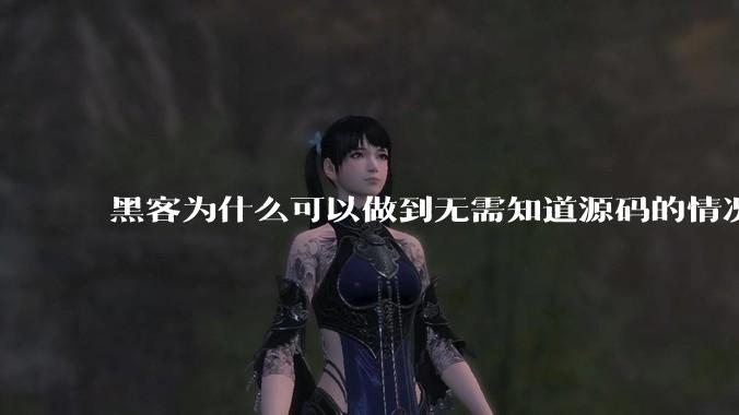 黑客为什么可以做到无需知道源码的情况下找出系统漏洞？